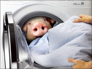 Máy giặt có mùi hôi