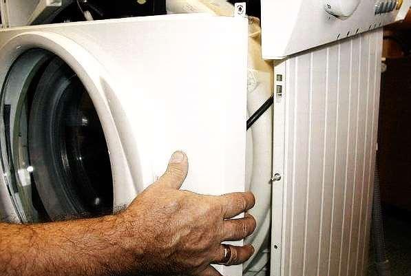 démontage lave linge