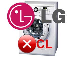 Kód chyby CL na pračce LG