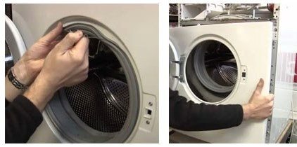 topné těleso v pračce Samsung