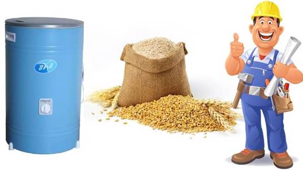 graanbreker uit een wasmachine