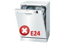 Chyba E24 pro myčku nádobí Bosch