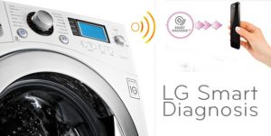 Chytrá diagnostika v pračkách LG