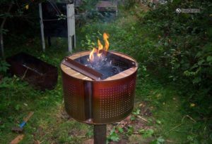 DIY gril z pračky