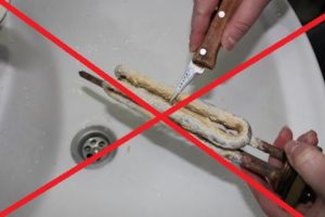 limpeza física do elemento de aquecimento