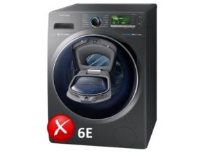 Chyba pračky Samsung 6E (bE)