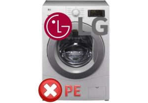 Chyba PE v pračce LG