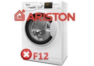 Chyba F12 na pračce Ariston
