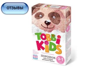 Recenze pracího prášku Tobby Kids