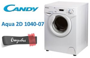 Recenze na pračku Candy Aqua 2D 1040-07