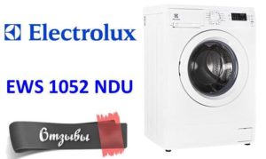 Recenze na pračku Electrolux EWS 1052 NDU