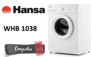 Recenze na pračku Hansa WHB 1038