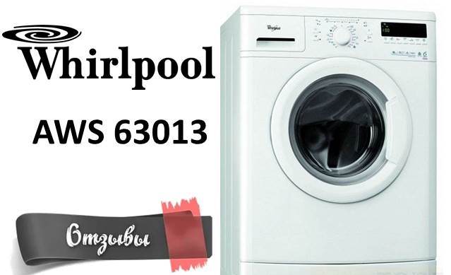Whirlpool AWS 63013 recenze