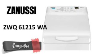 Recenze pračky Zanussi ZWQ 61215 WA