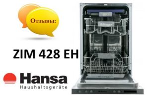 Recenze myčky Hansa ZIM 428 EH