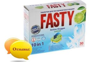Recenze tablet do myčky Fasty