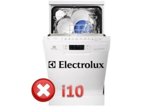 Chyba i10 v myčce Electrolux
