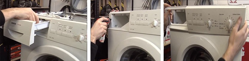 SM Bosch panelinin çıkarılması
