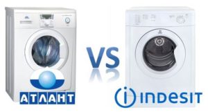 Která pračka je lepší: Indesit nebo Atlant?