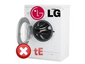 Chyba tE na pračce LG