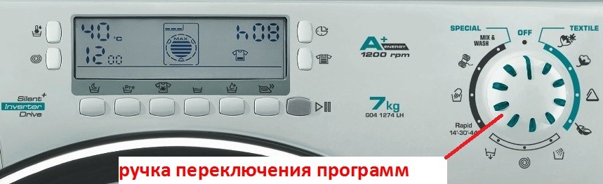 vadības paneļa un programmu izvēle
