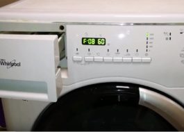 Chyba F08 na pračce Whirlpool