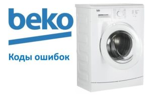 Chybové kódy pro pračky Beko