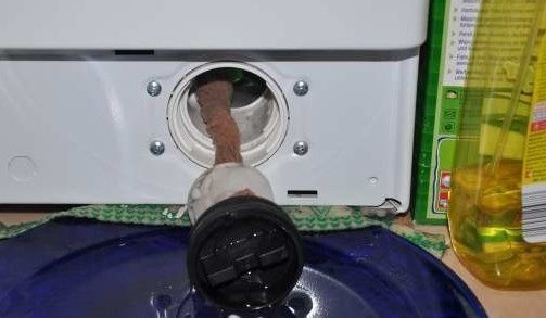 sock stuck in garbage filter