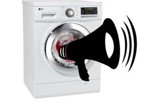 Pračka LG při vypouštění vody hučí