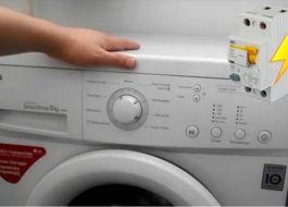 LG skalbimo mašina išmuša mašiną įjungus