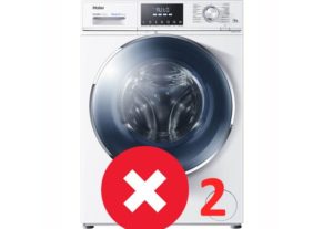Chyba 2 v pračce Haier