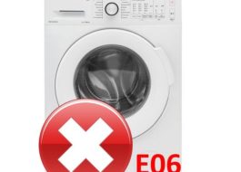 Chyba E06 v pračce Hansa