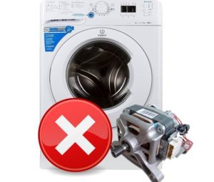 Motor pračky Indesit se nezapne