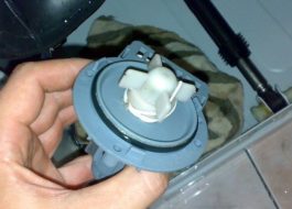 Cleaning the Indesit washing machine pump