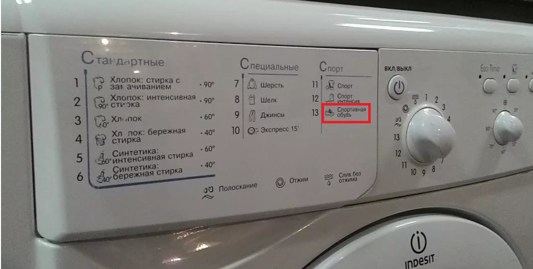 režim sportovní obuvi