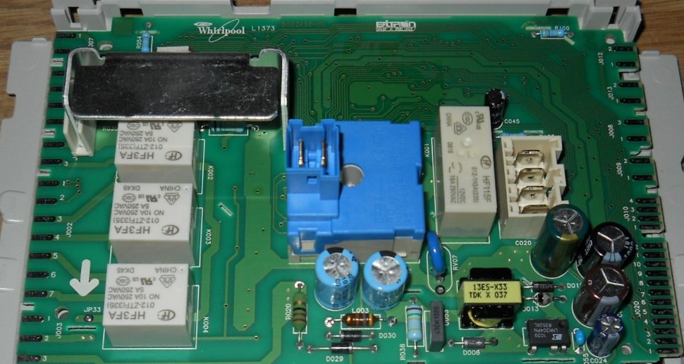 slabá elektronika Whirlpool