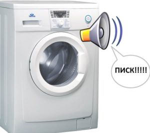Proč pračka Atlant během praní pípá?