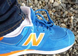Praní tenisek New Balance v pračce