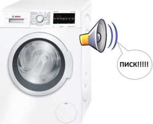 Jak vypnout zvuk pračky Bosch?