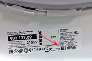 Výkon pračky Electrolux
