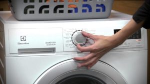 Servisní režim pračky Electrolux