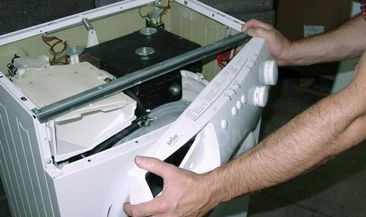 sejměte ovládací panel