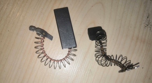 Kartáče motoru Electrolux jsou opotřebované