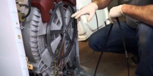 instalace pásu na Zanussi