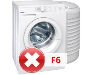 Chyba F6 v pračce Gorenje