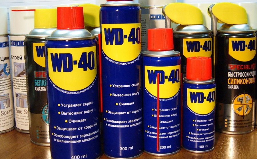 připravte mazivo WD-40