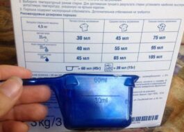 Spotřeba pracího prášku na 1 kg prádla v automatické pračce