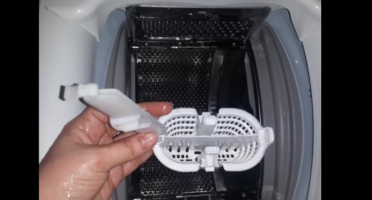 čištění odpadního filtru