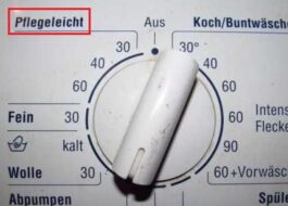 Jak přeložit Pflegeleicht na pračce