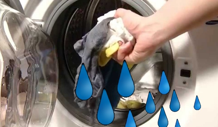 prádlo zůstává mokré